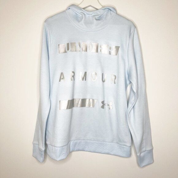 UNDER ARMOUR Pullover Fleece Hooded Sweatshirt - Picture 1 of 9